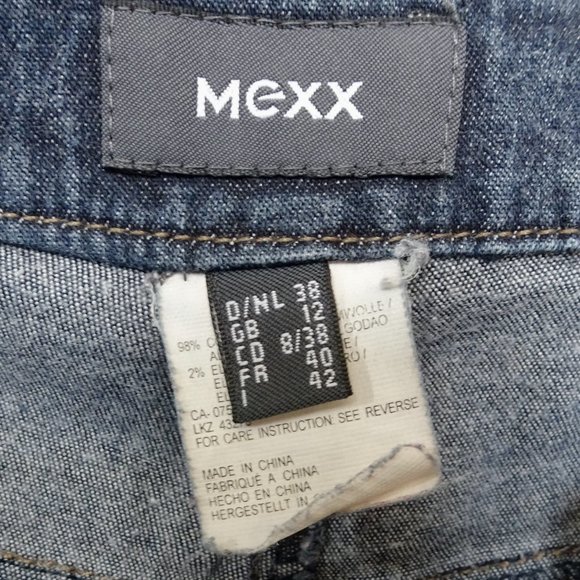 MEXX Flare Blue Denim Jeans - Picture 5 of 6